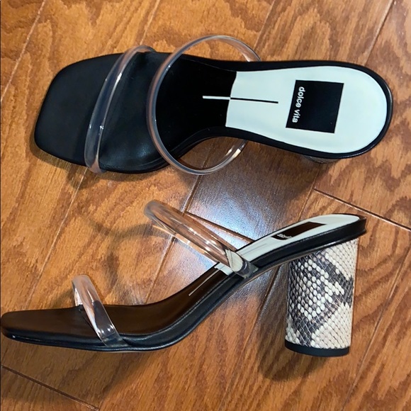 dolce vita snakeskin heels